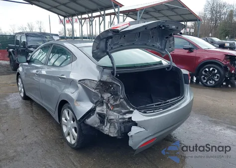 2012 Hyundai Elantra Limited (Ulsan Plant) z USA, uszkodzony, nr VIN KMHDH4AE7CU491459